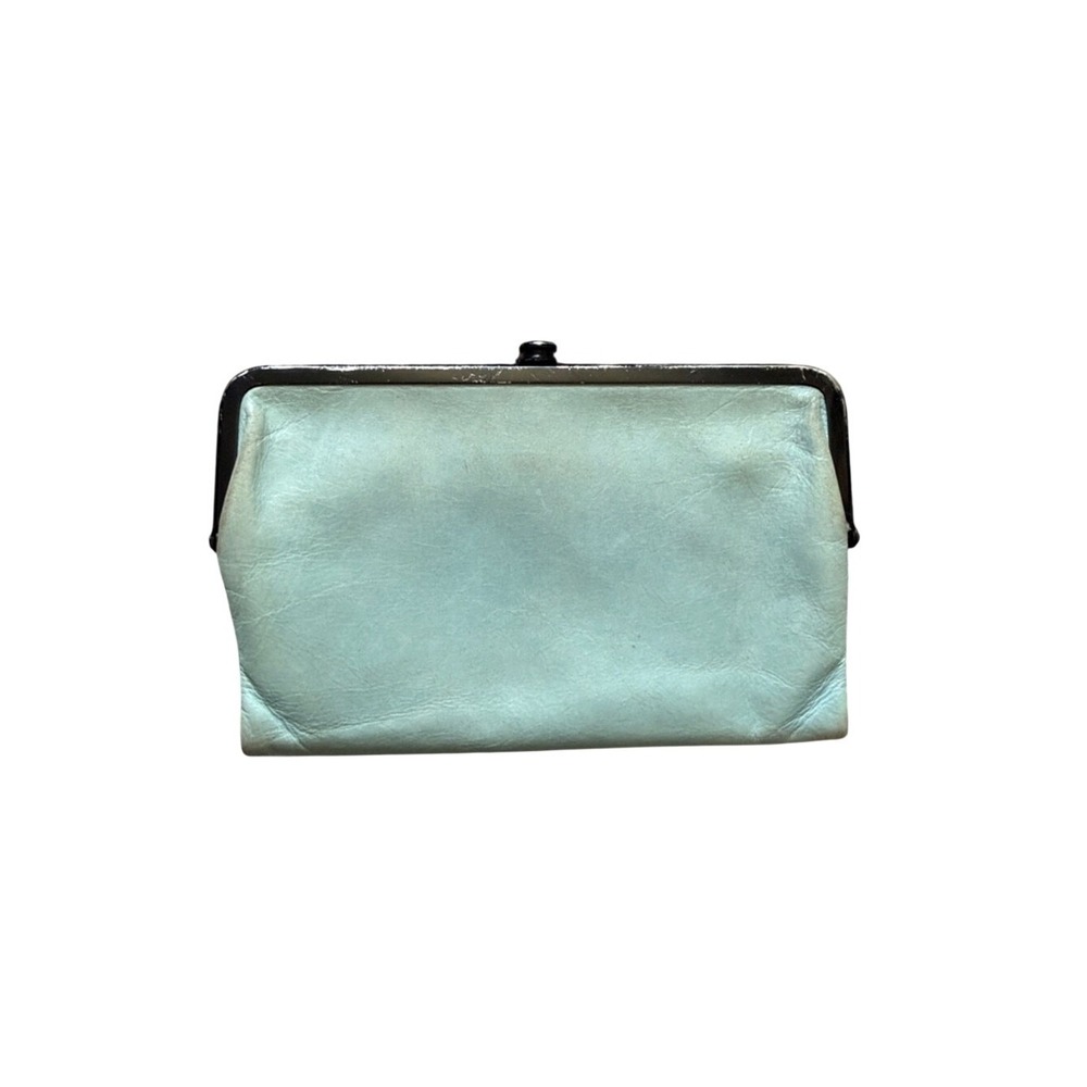 Hobo Lauren Clutch Wallet Aqua Blue